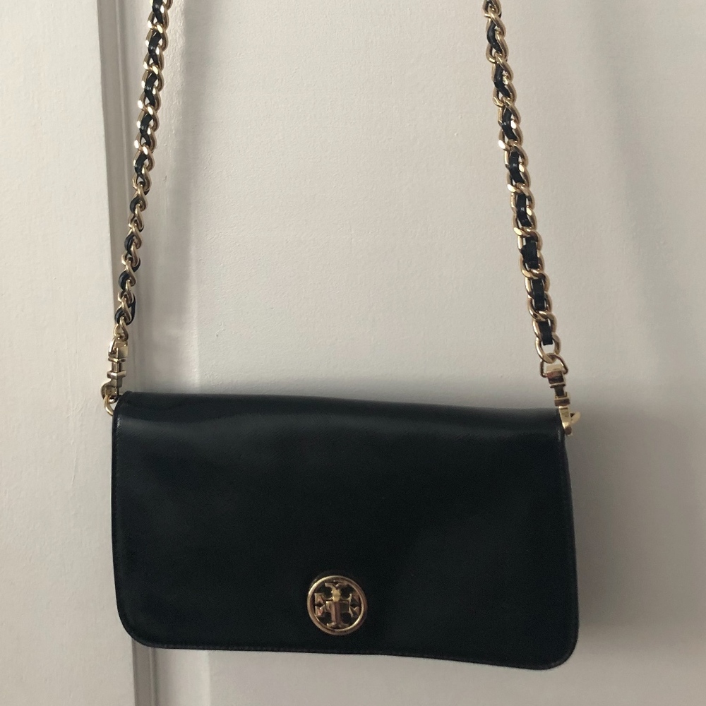 Tory Burch Black Leather Crossbody
